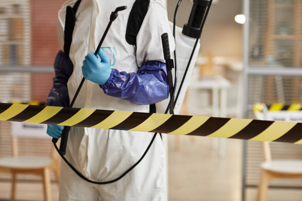 Professional Biohazard technician working in Belmont, CA